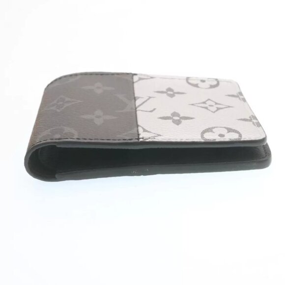 LOUIS VUITTON Monogram Eclipse Split Portefeuille Multipull Wallet M63025 27779 - Picture 4 of 12